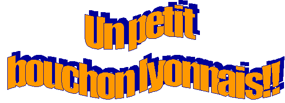 Un petit
 bouchon lyonnais!!